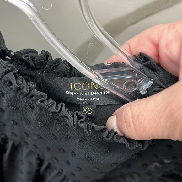 Never worn. Icons objects of devotion flutter too in black - Picture 4 of 6